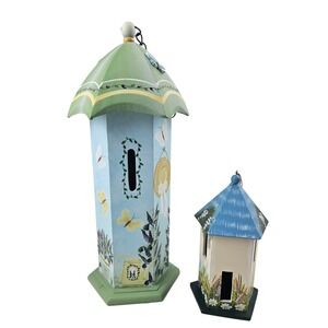 Kathy Hatch Collection Designs Garden Butterfly Houses‎ Painted Floral  Decor